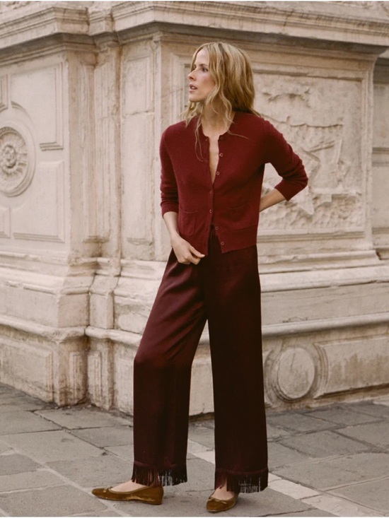 Doen Pants - Doen Lavon Fringe Pant ~ Cafe Brun